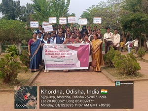Observance of World AIDS Day - by Youth Red Cross and Red Ribbon Club